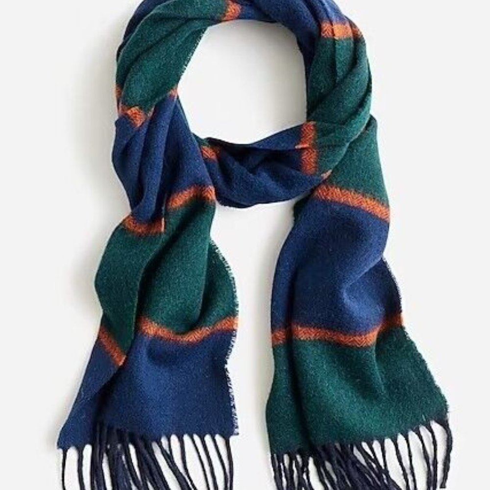 JCrew English Wool by Abraham Mill Scarf - NEW w Tags